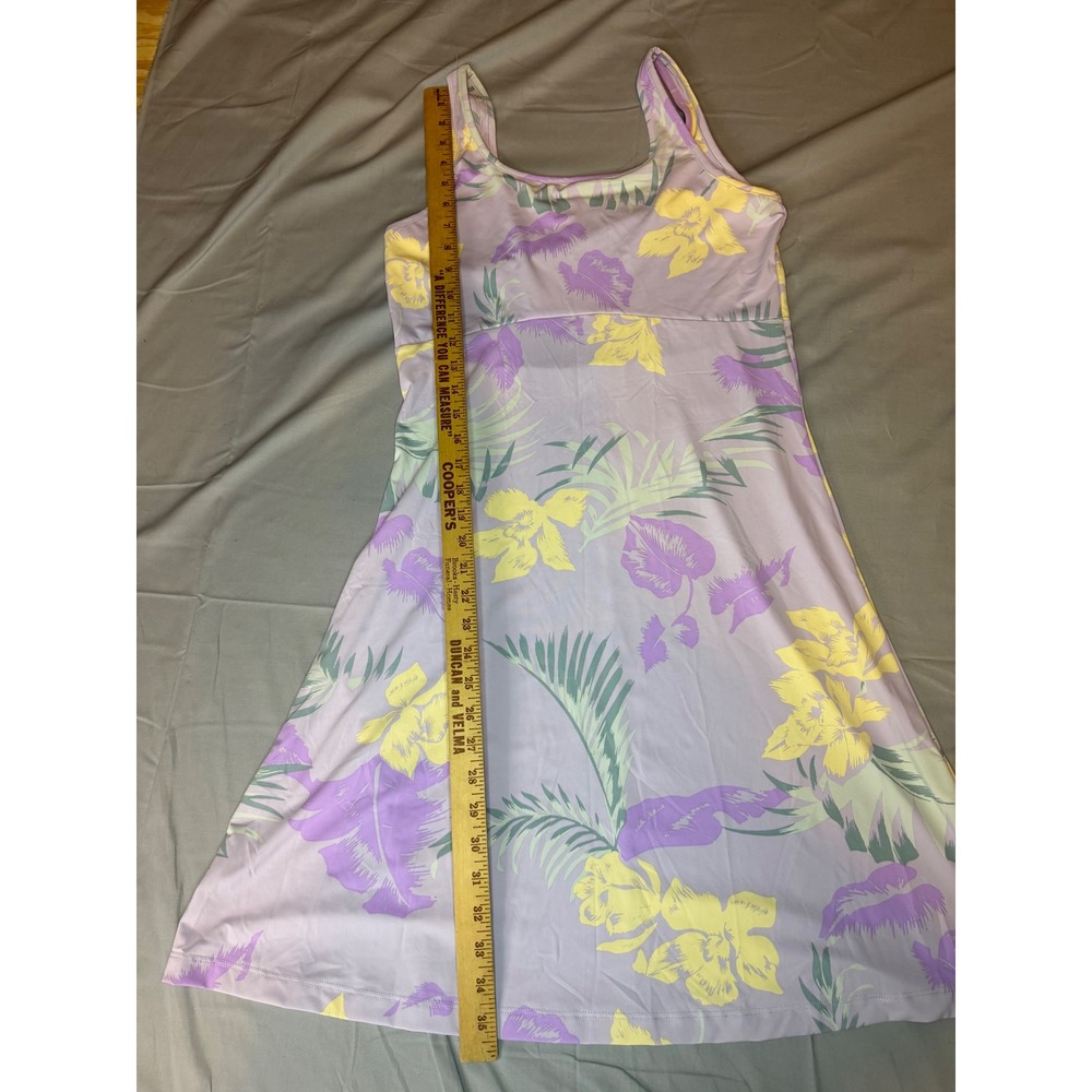 Columbia PFG Freezer III Dress Womens Medium Lavender Floral Stretch Gorpcore - Picture 5 of 10